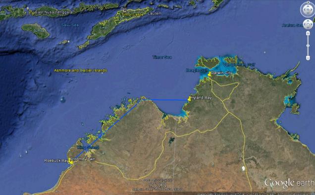 Great Knot 5LYBR, PTT 38 goes on a jaunt to the Northern Territory.